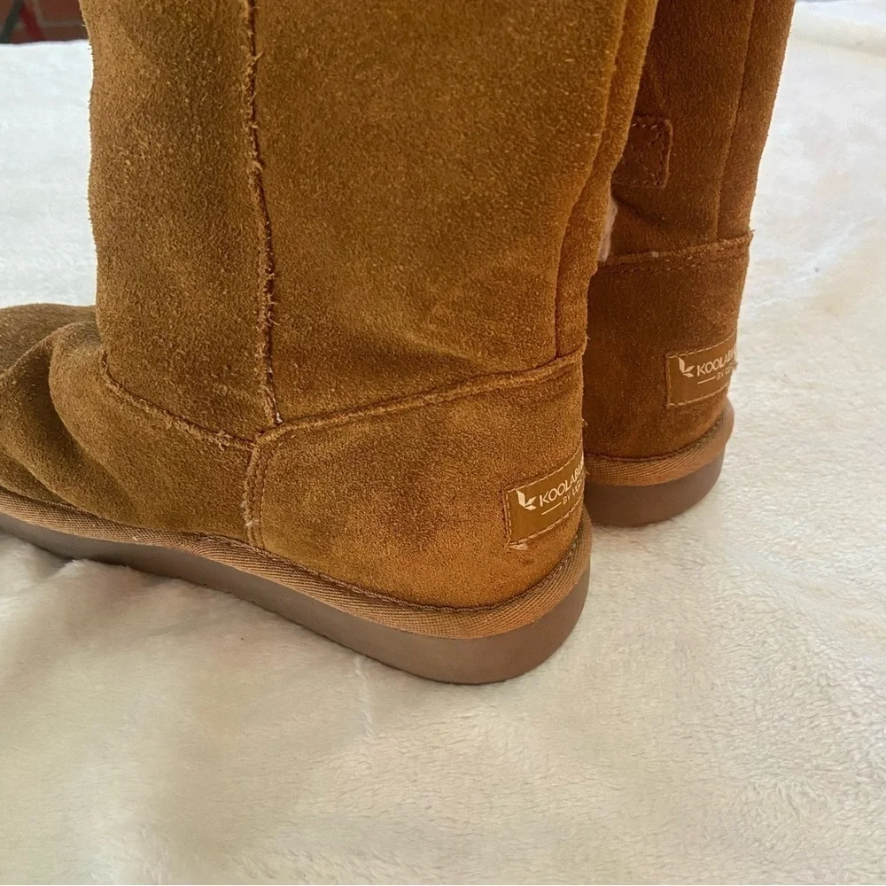 Koolaburra by UGG Kids Suede Button Tall Boots Kinslei